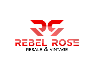 Rebel Rose - Resale & Vintage logo design by SHAHIR LAHOO