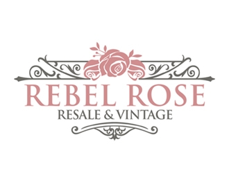 Rebel Rose - Resale & Vintage logo design by ingepro