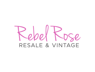 Rebel Rose - Resale & Vintage logo design by lexipej