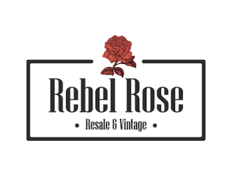 Rebel Rose - Resale & Vintage logo design by Cobass