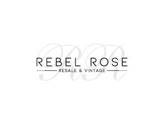 Rebel Rose - Resale & Vintage logo design by MUSANG