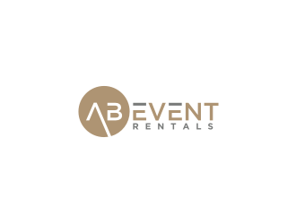 AB Event Rentals logo design by bricton