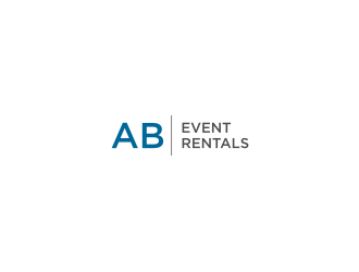 AB Event Rentals logo design by logitec