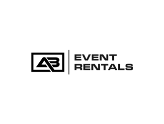AB Event Rentals logo design by ndaru