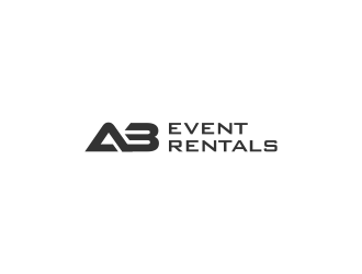 AB Event Rentals logo design by Asani Chie