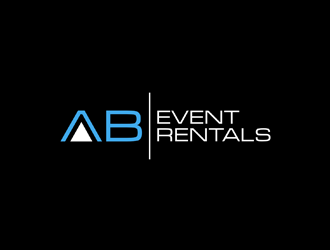 AB Event Rentals logo design by johana