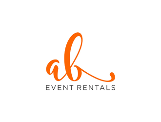 AB Event Rentals logo design by zeta