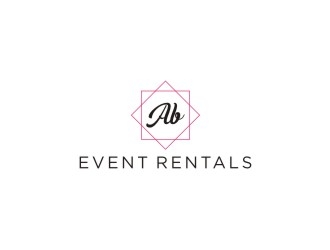 AB Event Rentals logo design by sabyan