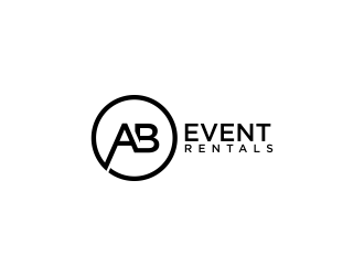AB Event Rentals logo design by RIANW