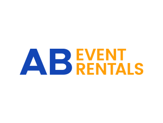 AB Event Rentals logo design by lexipej