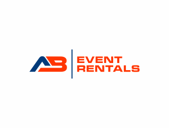 AB Event Rentals logo design by santrie