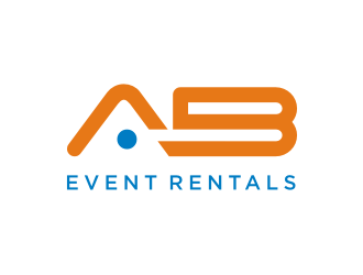 AB Event Rentals logo design by EkoBooM