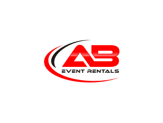 AB Event Rentals logo design by EkoBooM