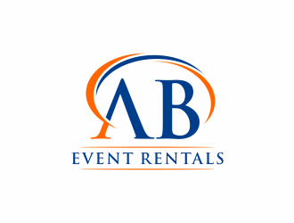 AB Event Rentals logo design by santrie