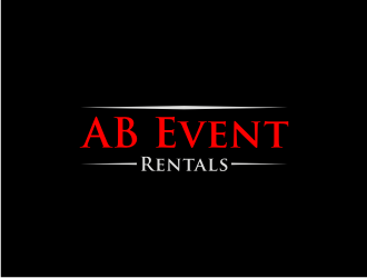 AB Event Rentals logo design by asyqh