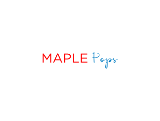 Maple Pops logo design by bricton