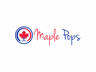 Maple Pops logo design by santrie