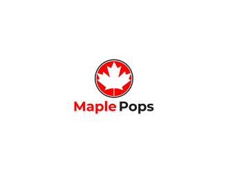 Maple Pops logo design by haidar