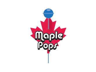 Maple Pops logo design by not2shabby