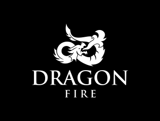 DragonFire logo design by Kanya