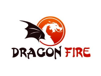 DragonFire logo design by ElonStark