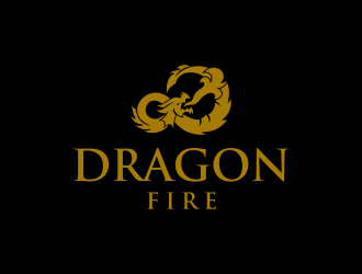 DragonFire logo design by Kanya
