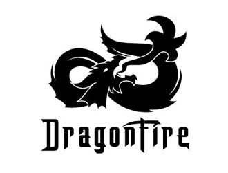 DragonFire logo design by logoguy