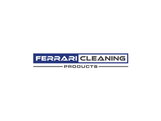 Ferrari Cleaning Products logo design by johana