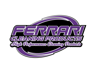 Ferrari Cleaning Products logo design by beejo