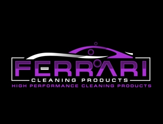 Ferrari Cleaning Products logo design by DreamLogoDesign