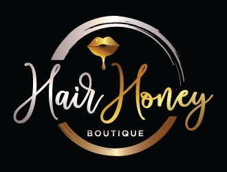 Hair Honey Boutique logo design by MonkDesign