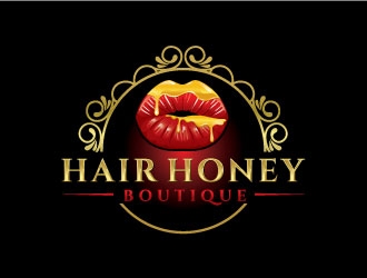Hair Honey Boutique logo design by invento