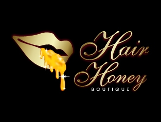 Hair Honey Boutique logo design by MUSANG