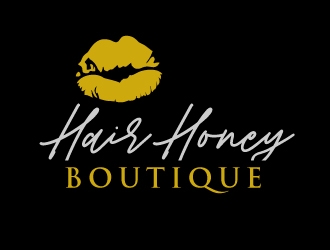 Hair Honey Boutique logo design by ElonStark