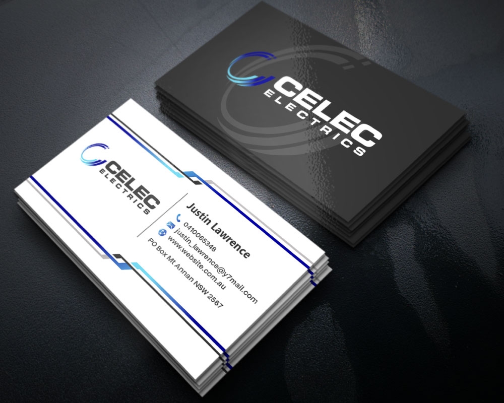 CELEC Electrics logo design by Boomstudioz