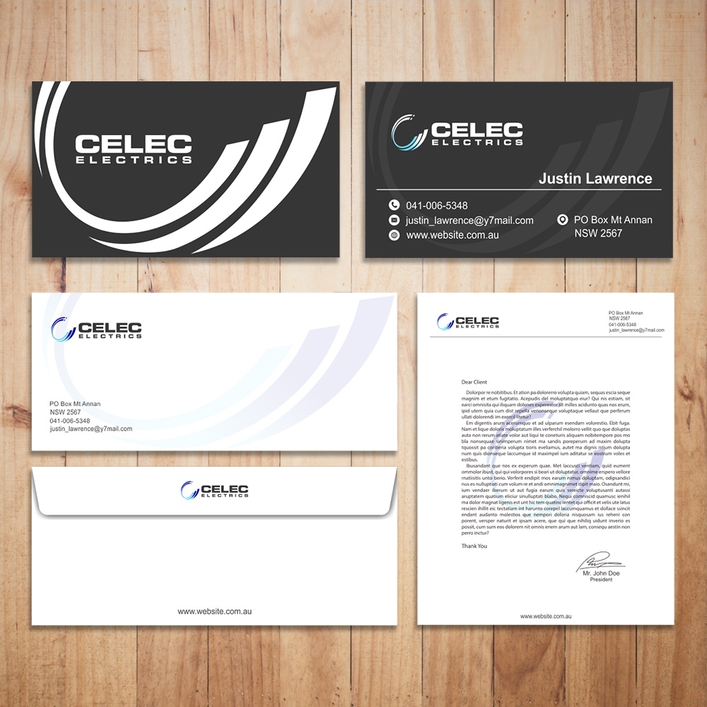 CELEC Electrics logo design by Kindo