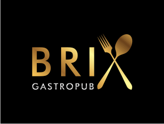 Brix Gastropub logo design by asyqh