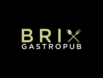Brix Gastropub logo design by dewipadi
