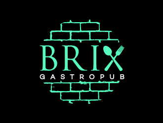 Brix Gastropub logo design by kojic785