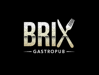 Brix Gastropub logo design by PRN123