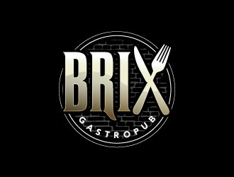 Brix Gastropub logo design by PRN123
