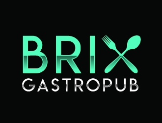 Brix Gastropub logo design by fantastic4