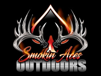 Smokin’ Aces Outdoors logo design by Suvendu