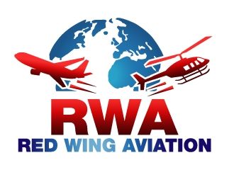 Red Wing Aviation logo design by PMG