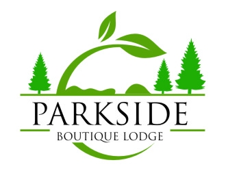 Parkside Boutique Lodge logo design by jetzu