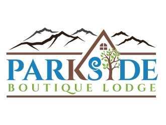 Parkside Boutique Lodge logo design by MonkDesign