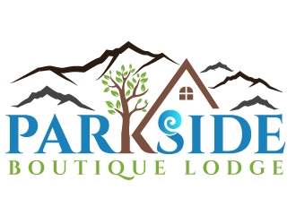 Parkside Boutique Lodge logo design by MonkDesign