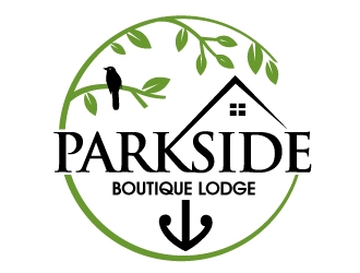 Parkside Boutique Lodge logo design by PMG