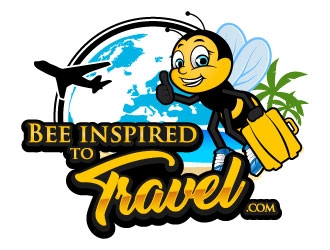 Bee inspired to travel logo design by daywalker