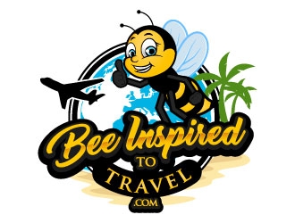 Bee inspired to travel logo design by daywalker